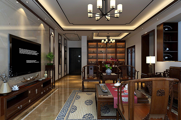 青岛家装公司为张先生设计中式家装